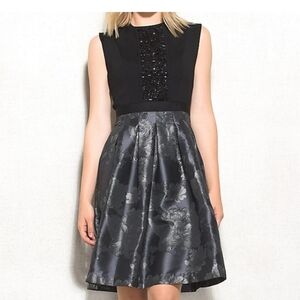 Luxe carmen marc valvo Party Girly Bling Jacquard dress size 10